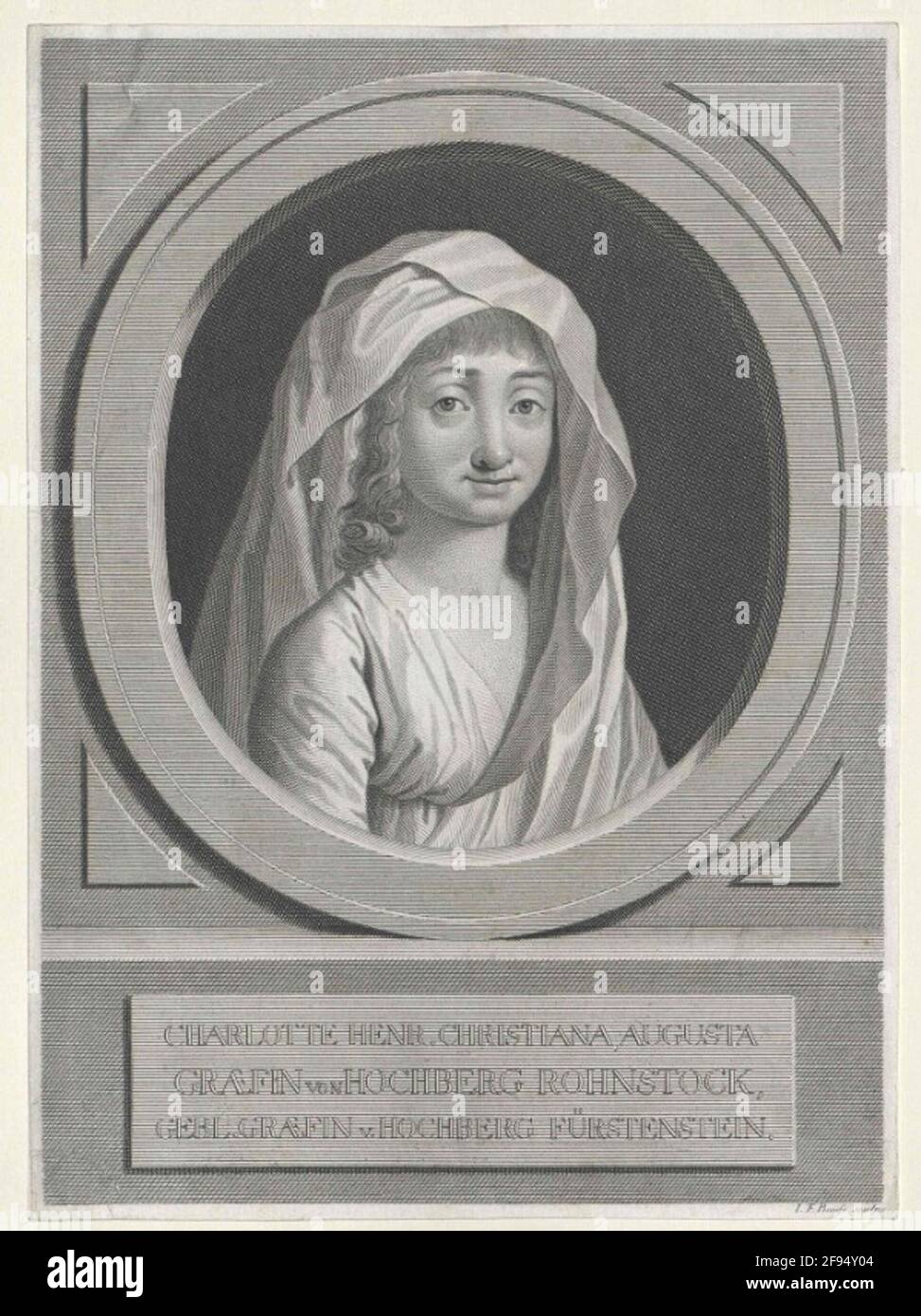 Hochberg-Fürstenstein, Charlotte Henriette Christiane Auguste Countess ...