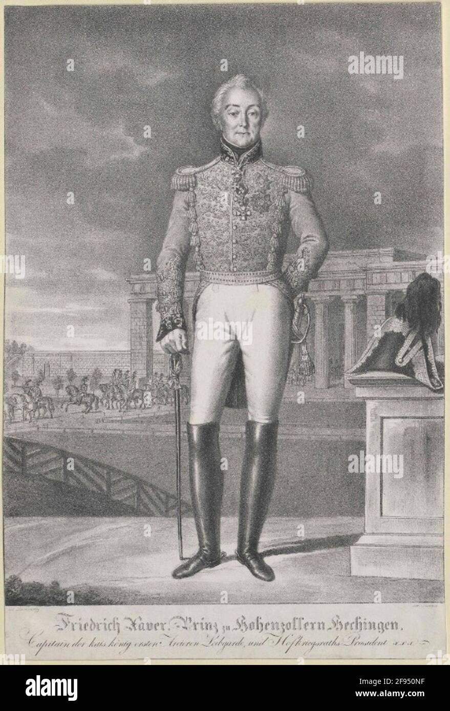 HohenzollernHechingen, Friedrich Franz Xavier Prinz Stock Photo Alamy