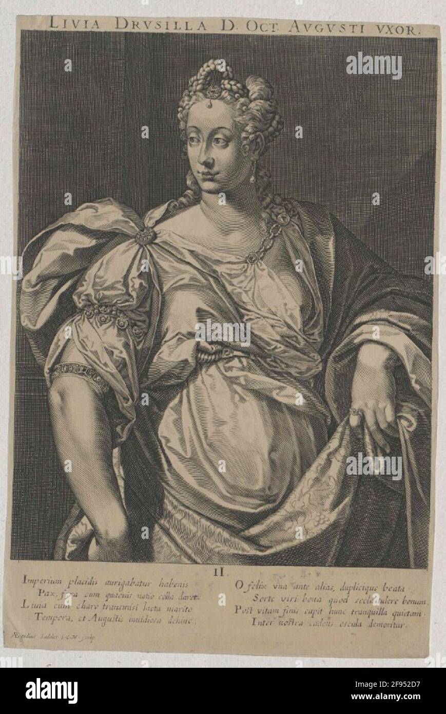 Livia Drusilla, Roman Empress. Stock Photo