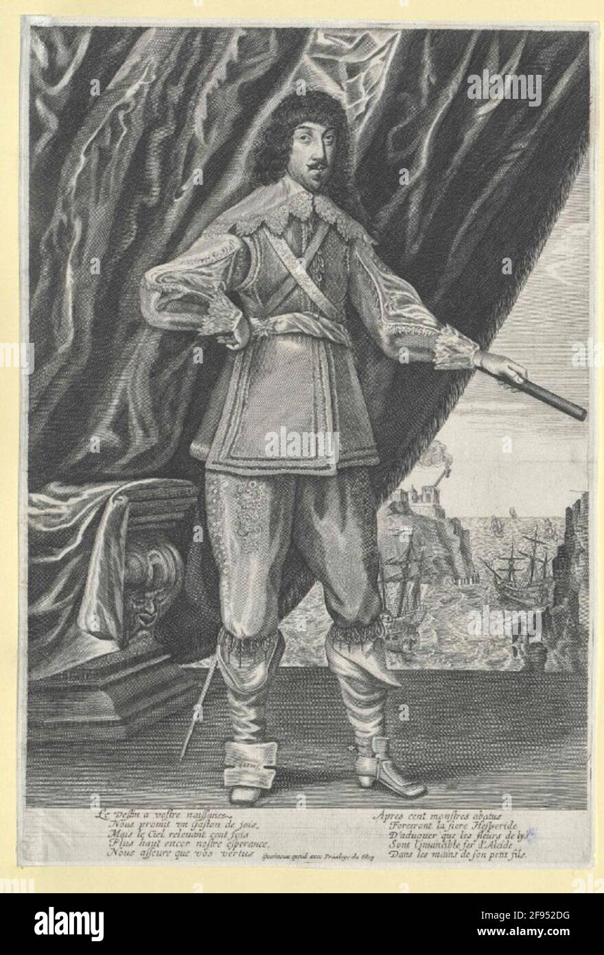 Gaston, Duke of Orléans. Stock Photo