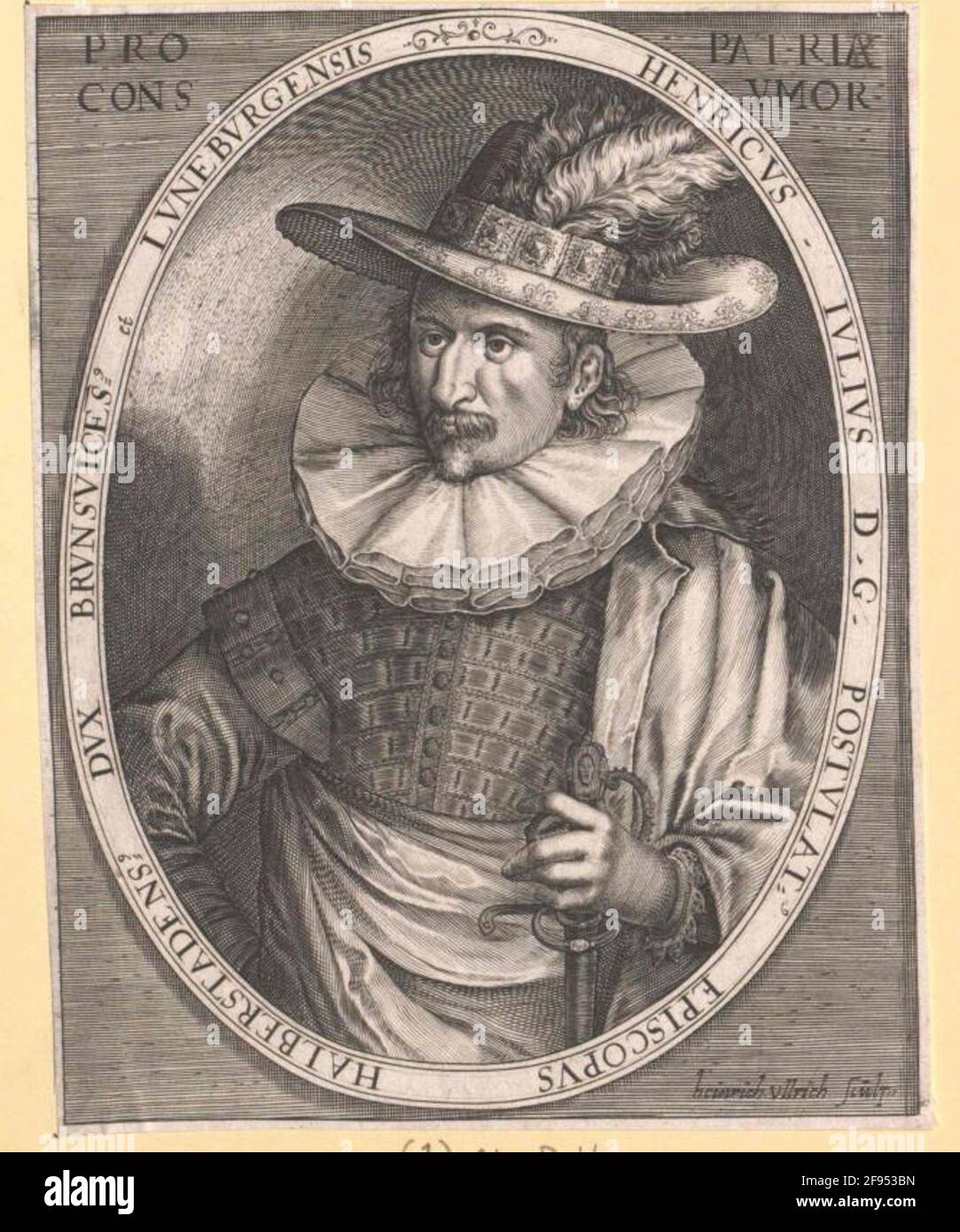 Heinrich Julius, Duke of BraunschweigWolfenbüttel Stecher Ullrich