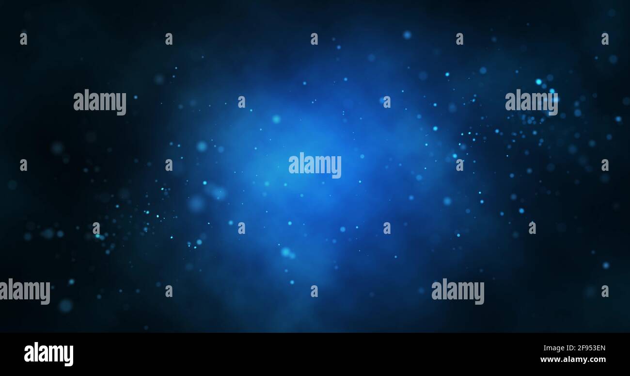 Abstract bright glitter blue background out of focus. 3 d illustration ...