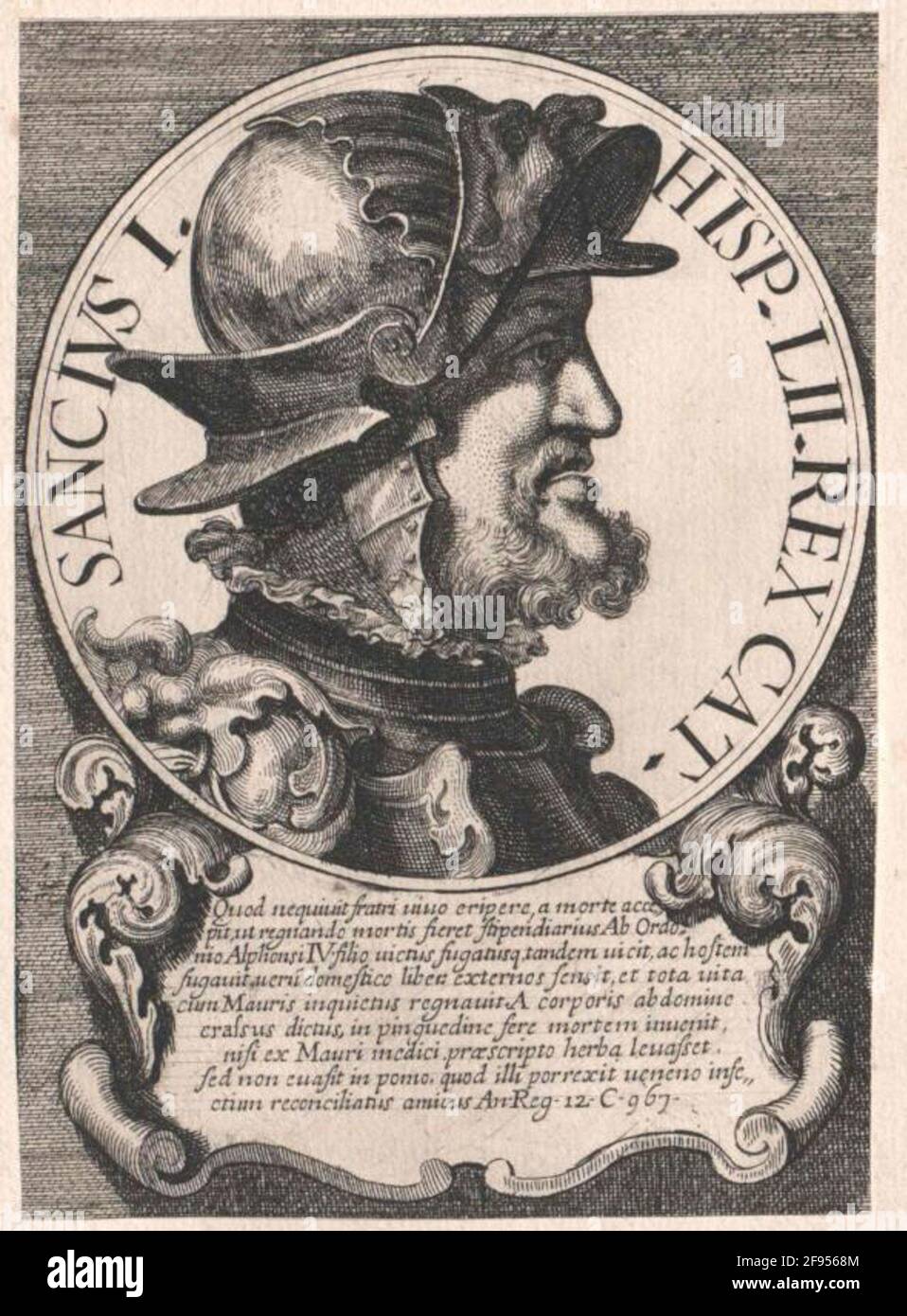 Sancho I., König von León Stock Photo Alamy