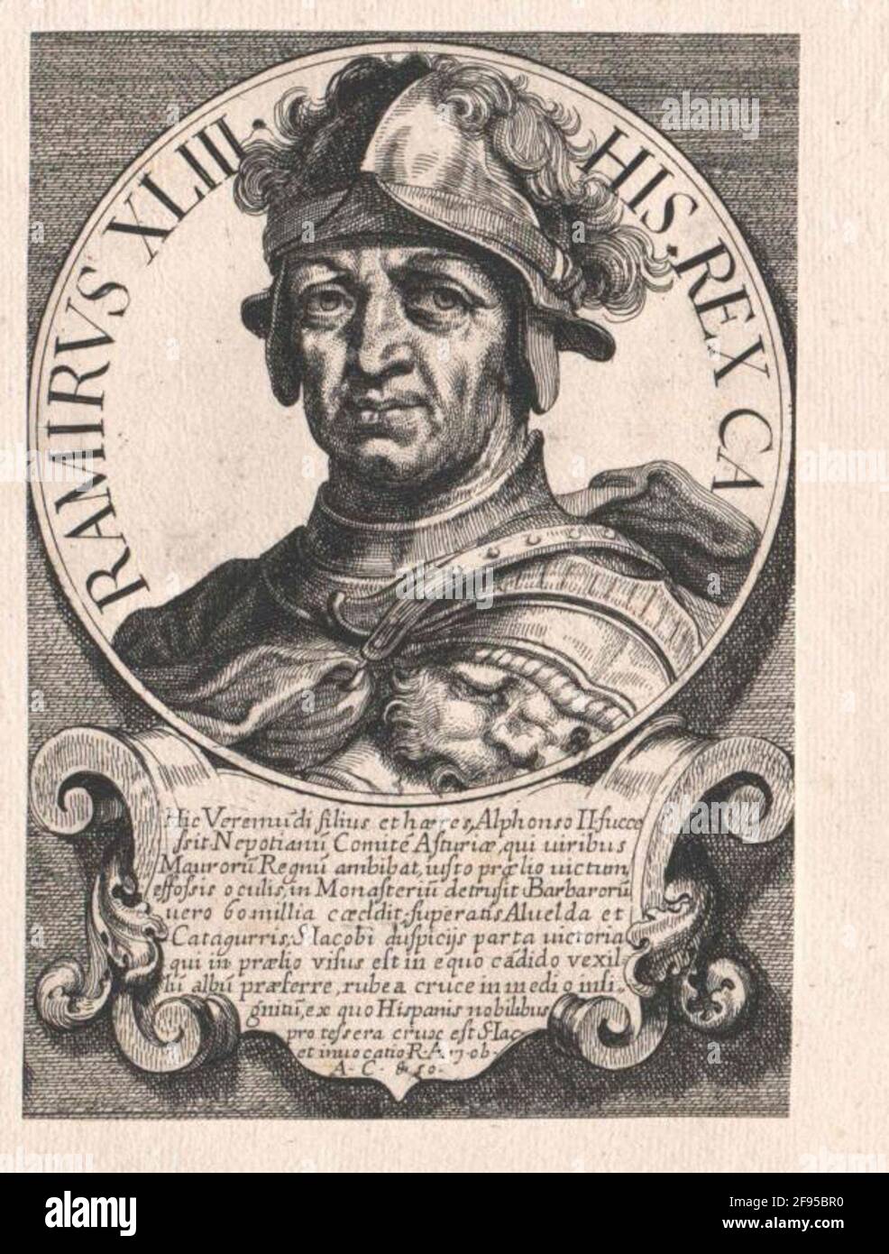 Ramiro I, King of Asturias Stock Photo Alamy