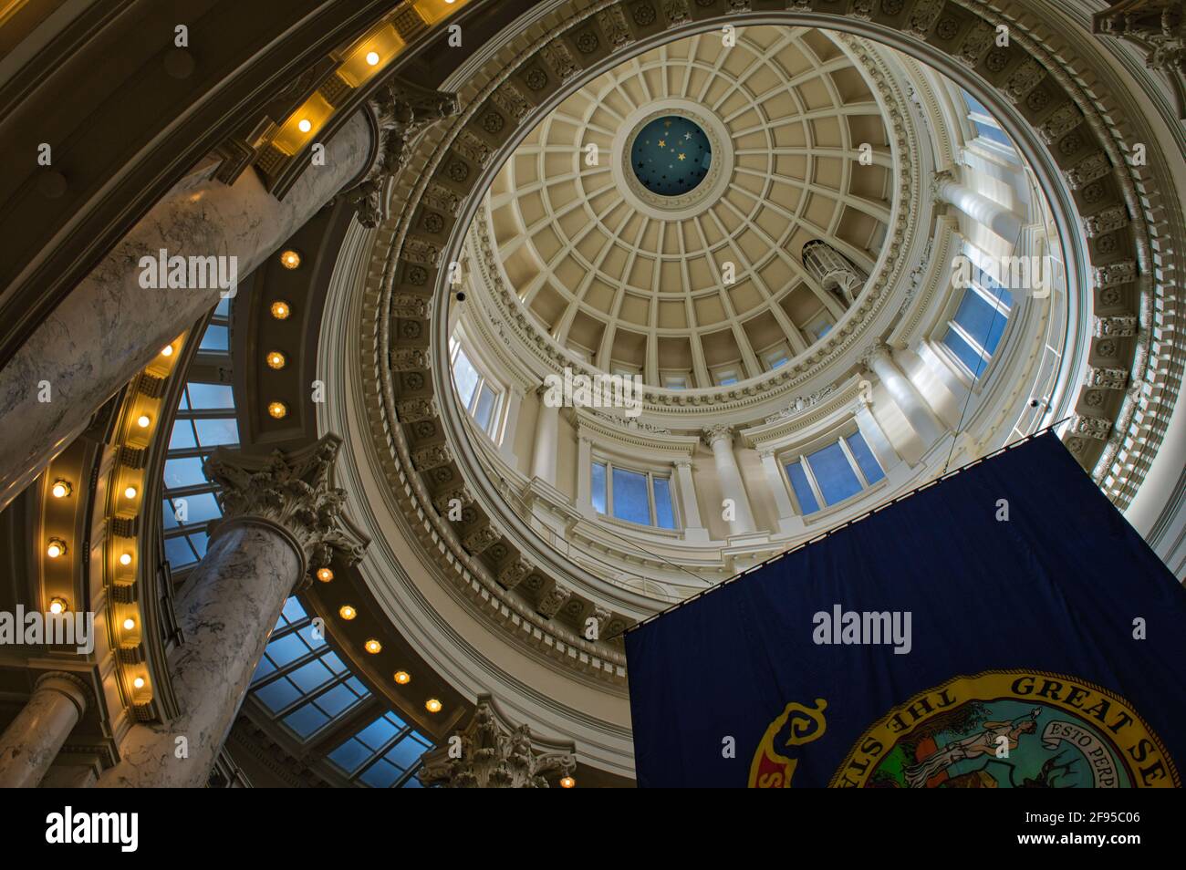 Dome of the US Capitol from the inside Stock Photo - Alamy