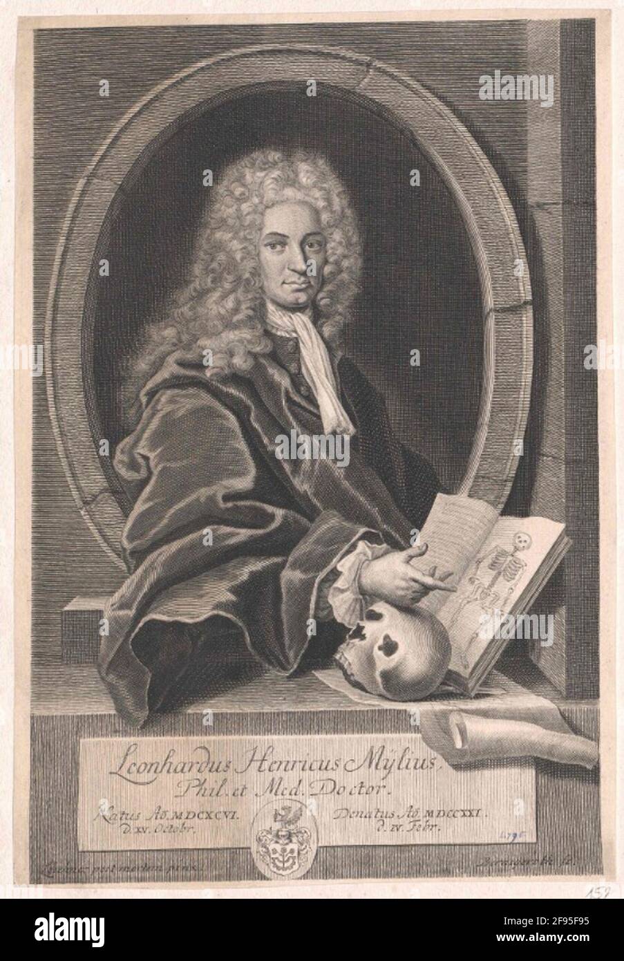 Mylius, Leonhard Heinrich . Stock Photo
