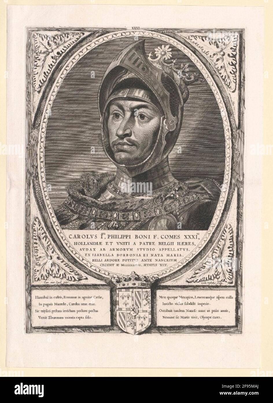 Karl of Kühne, Duke of Burgundy. Stock Photo