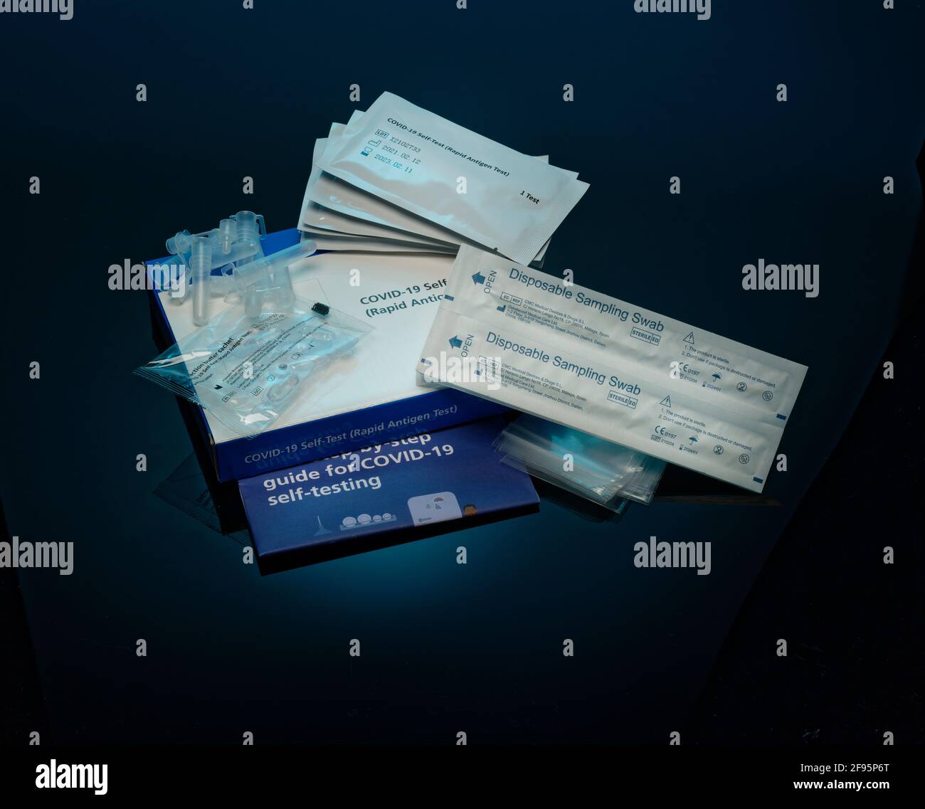 Lateral Flow Test Kit. Rapid Covid19 antigen test. Coronavirus test