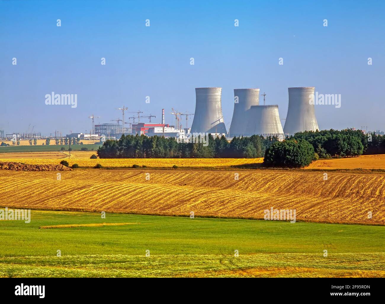 Nuclear Power Plant Temelin in Czech Republic Stock Photo - Alamy