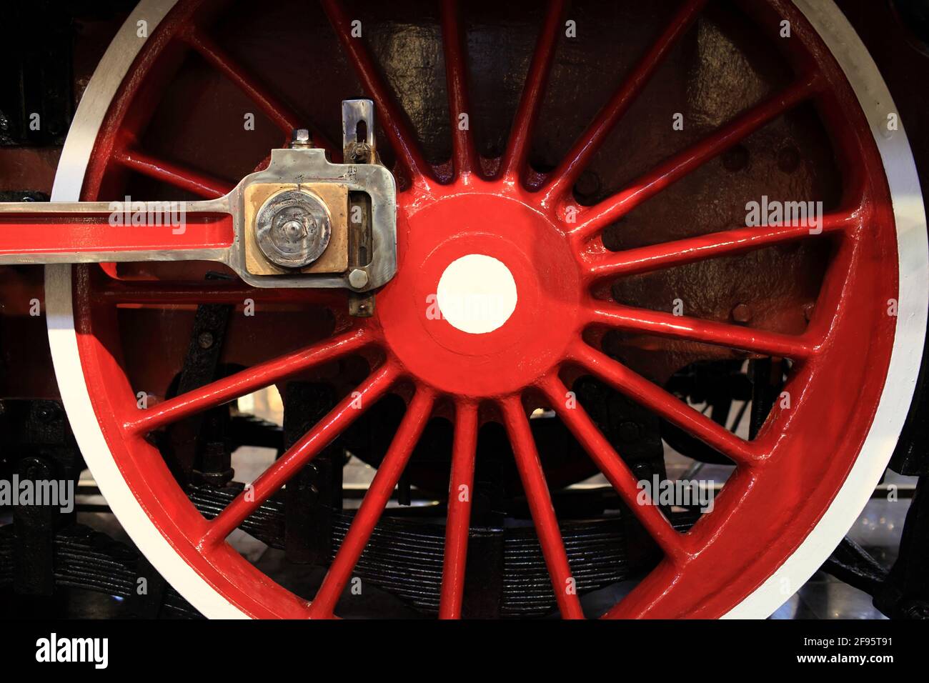 It is detail of old train wheel Stock Photo Alamy