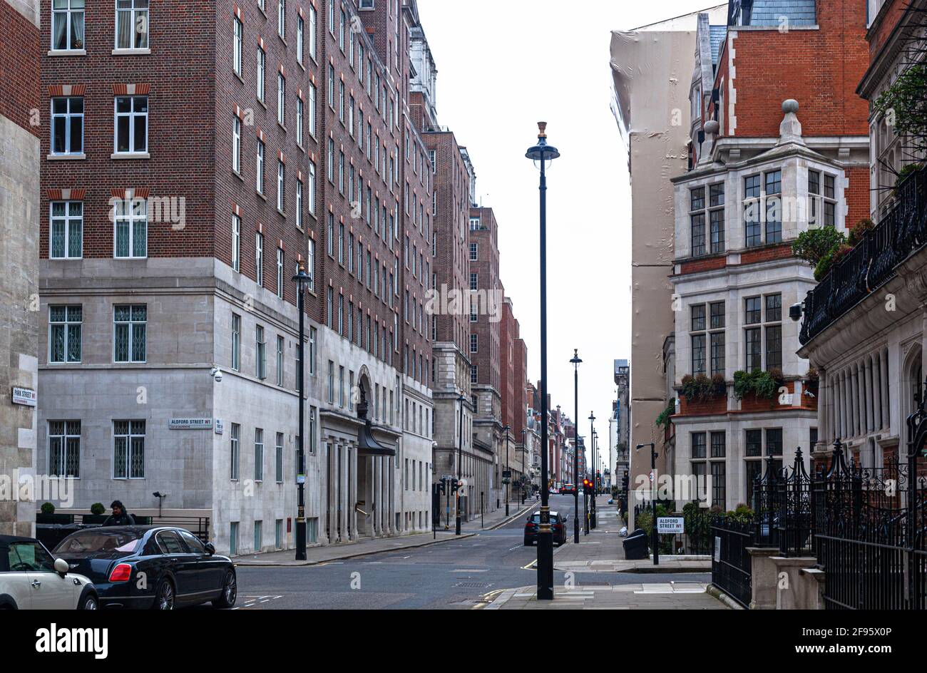 Park Street, Mayfair, London W1K, England, UK. Stock Photo