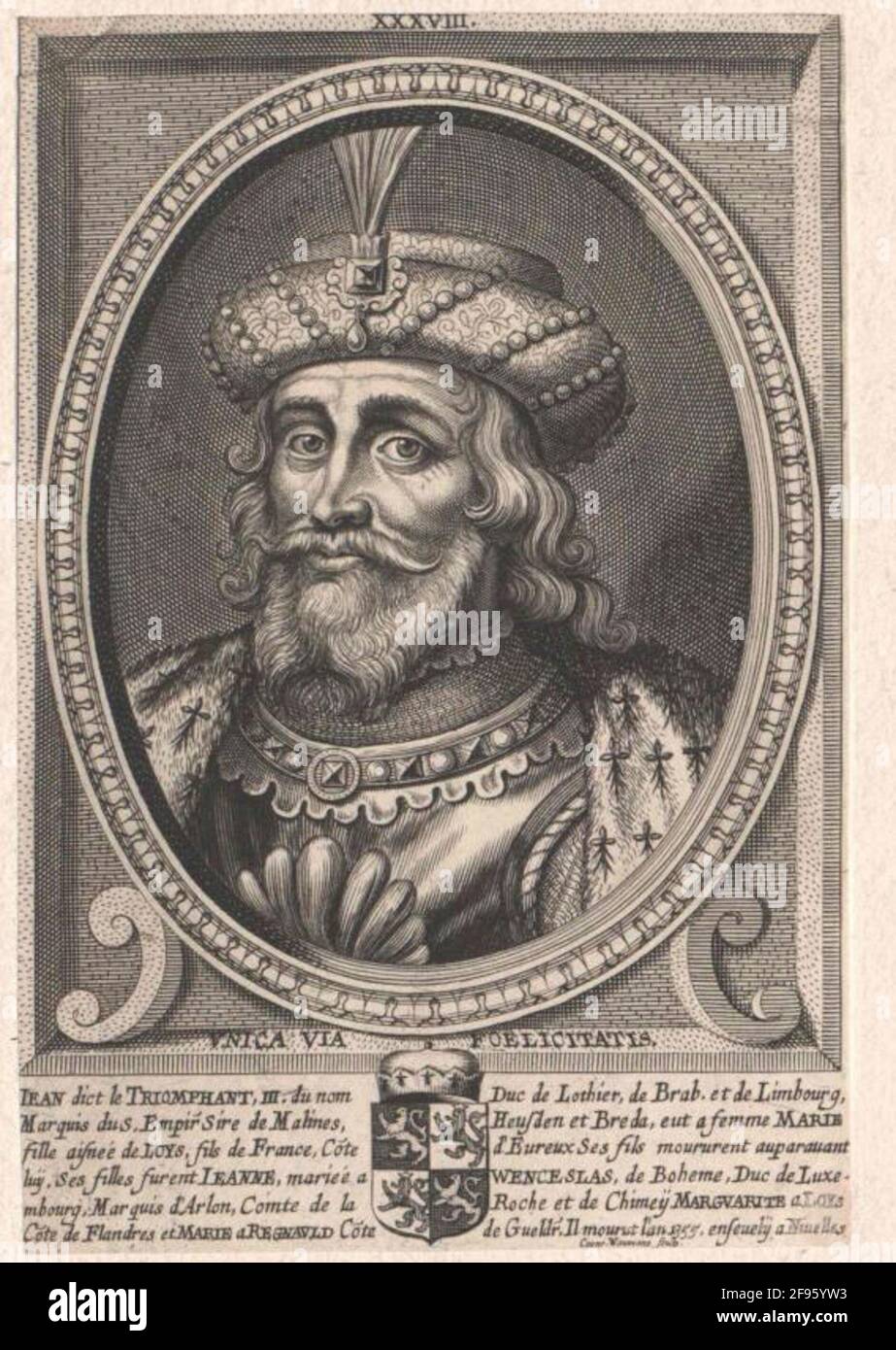 Johann III., Duke of Brabant Stock Photo - Alamy