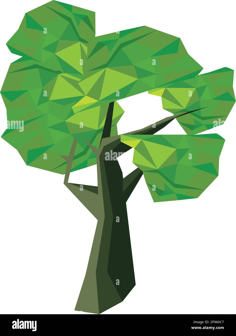 nature tree lowpoly Stock Vector Image & Art - Alamy