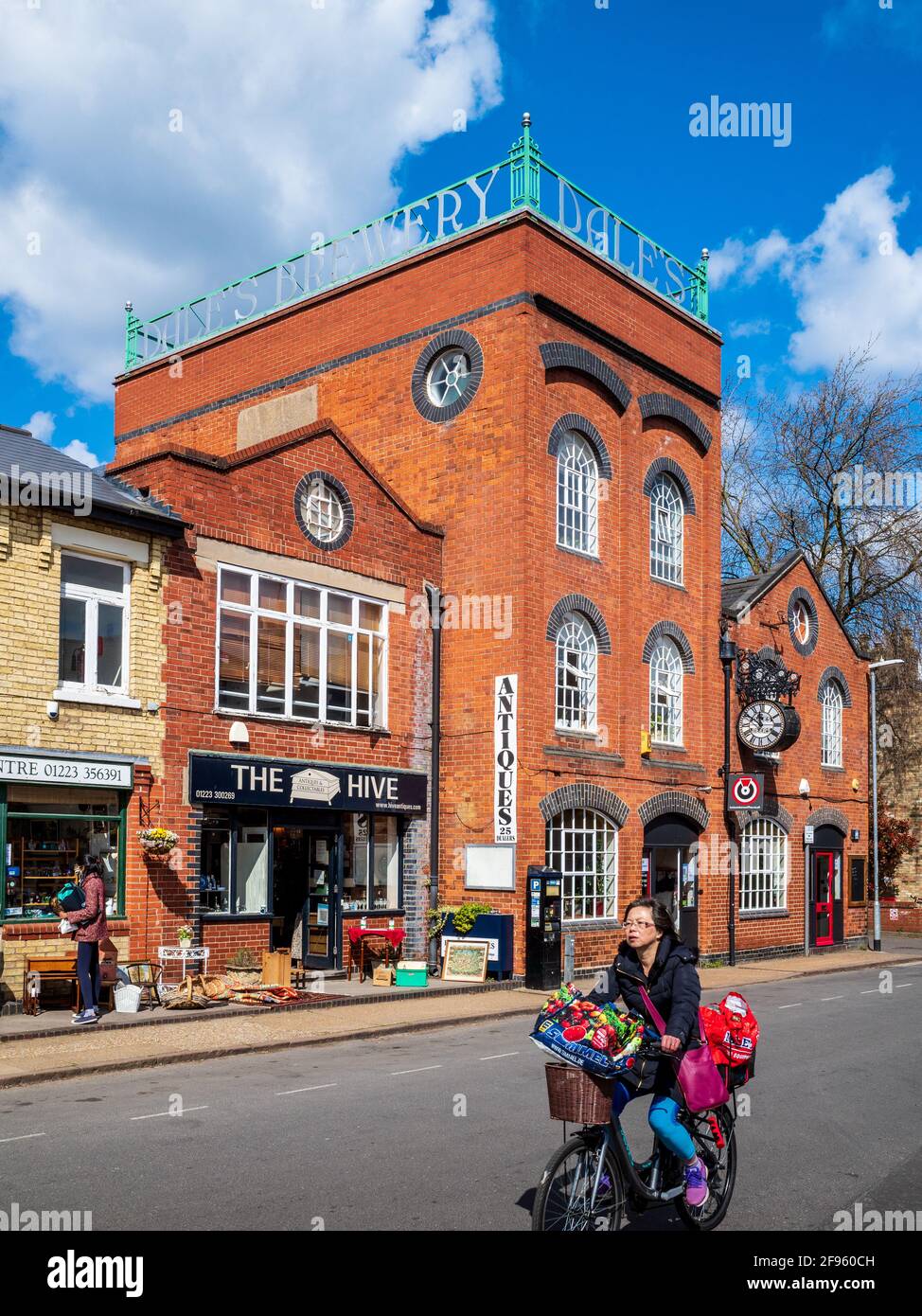 Gwiydir St Cambridge Hot Numbers coffee shop and antique shops in the