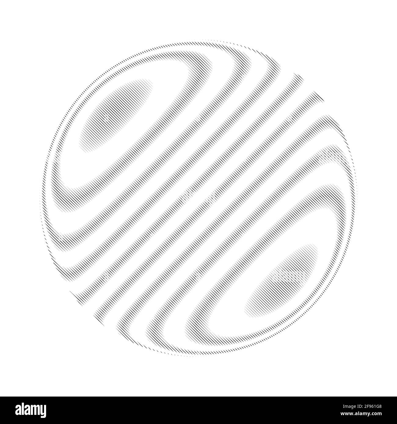Strange Vector Shape isolated on white background. Geometric figure ...