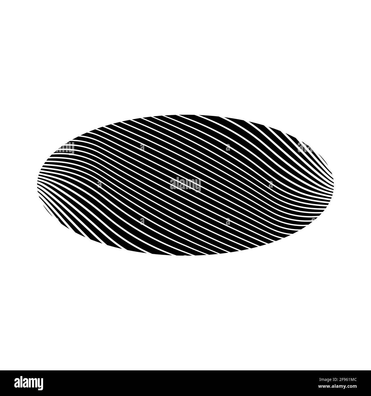 Strange Vector Shape isolated on white background. Geometric figure ...
