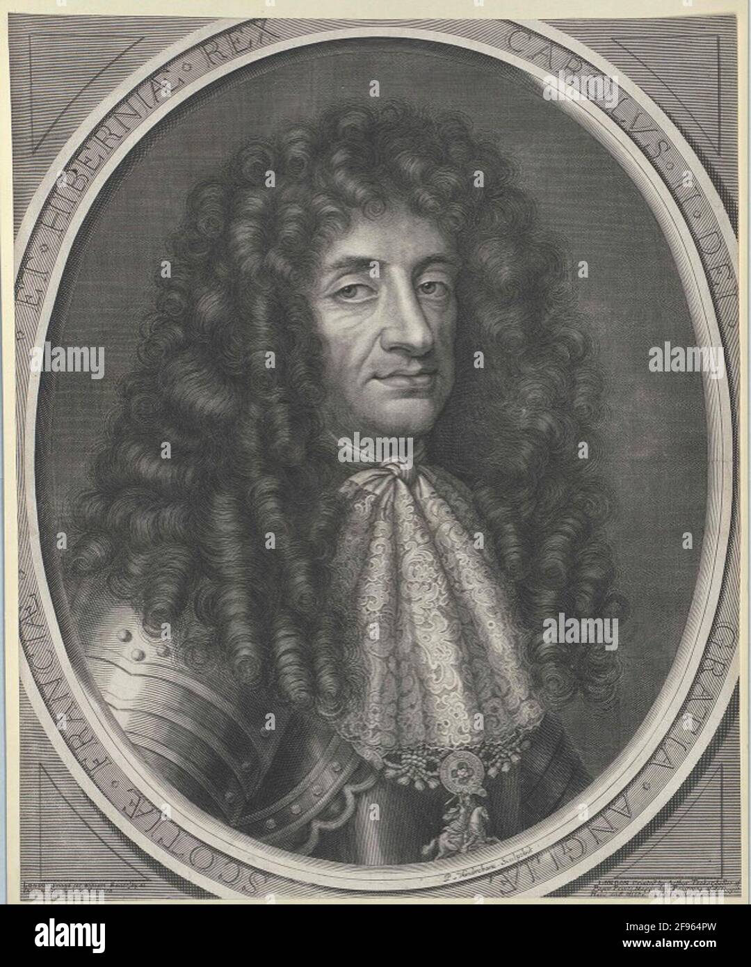 Karl II., King of England Stock Photo Alamy