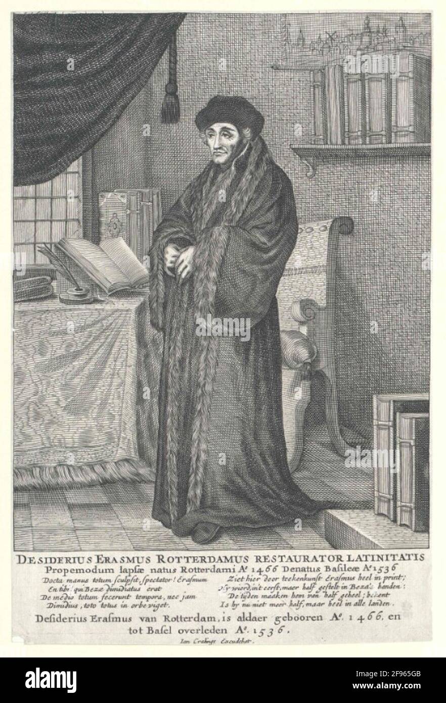 Erasmus of Rotterdam Stock Photo - Alamy