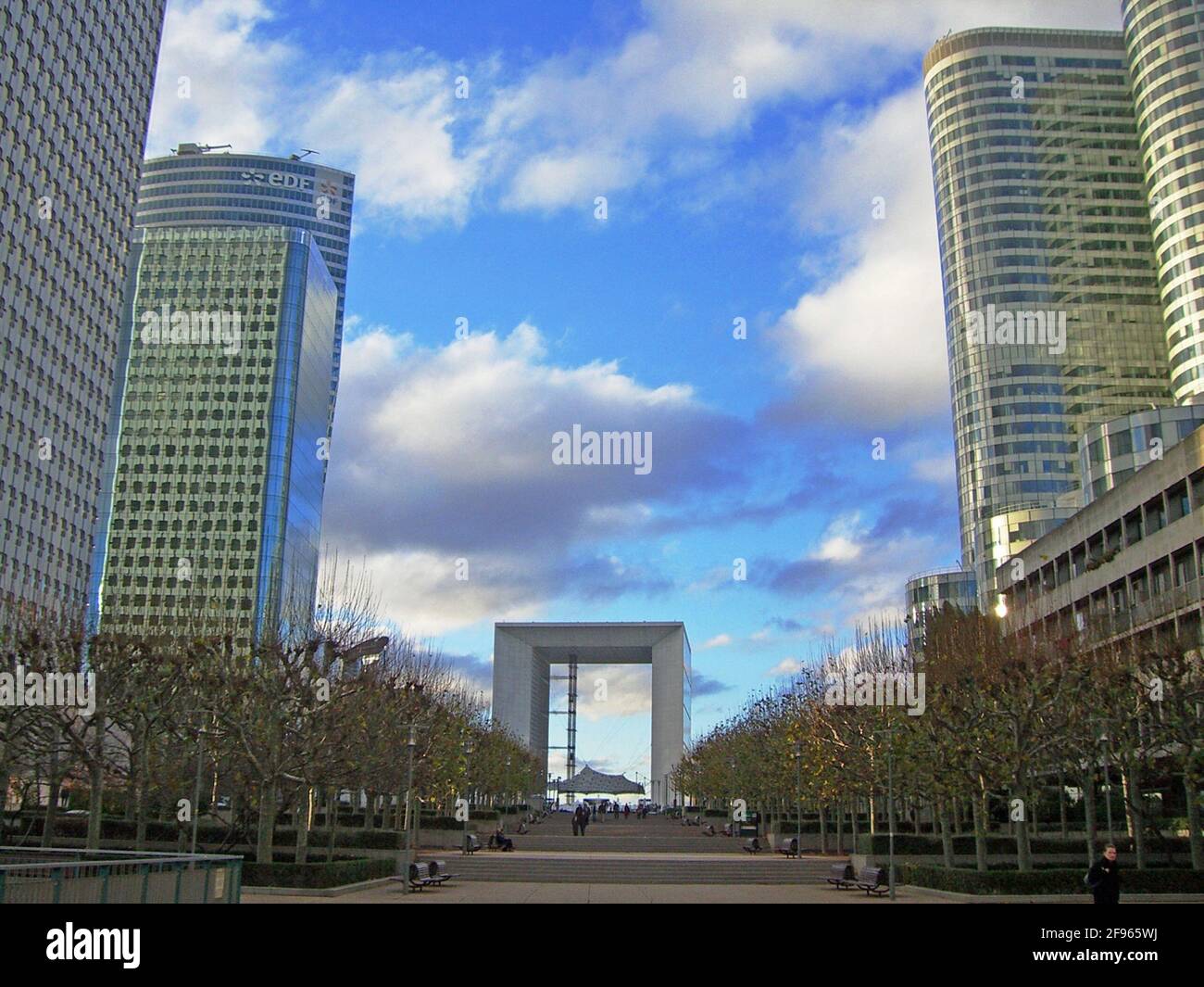 France, quartier de la Défense à Paris Stock Photo Alamy