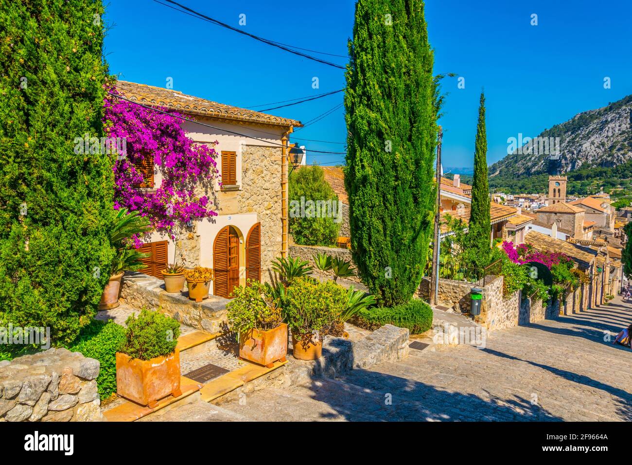 365 steps of Carrer del Calvari stairway leading to the El Calvari
