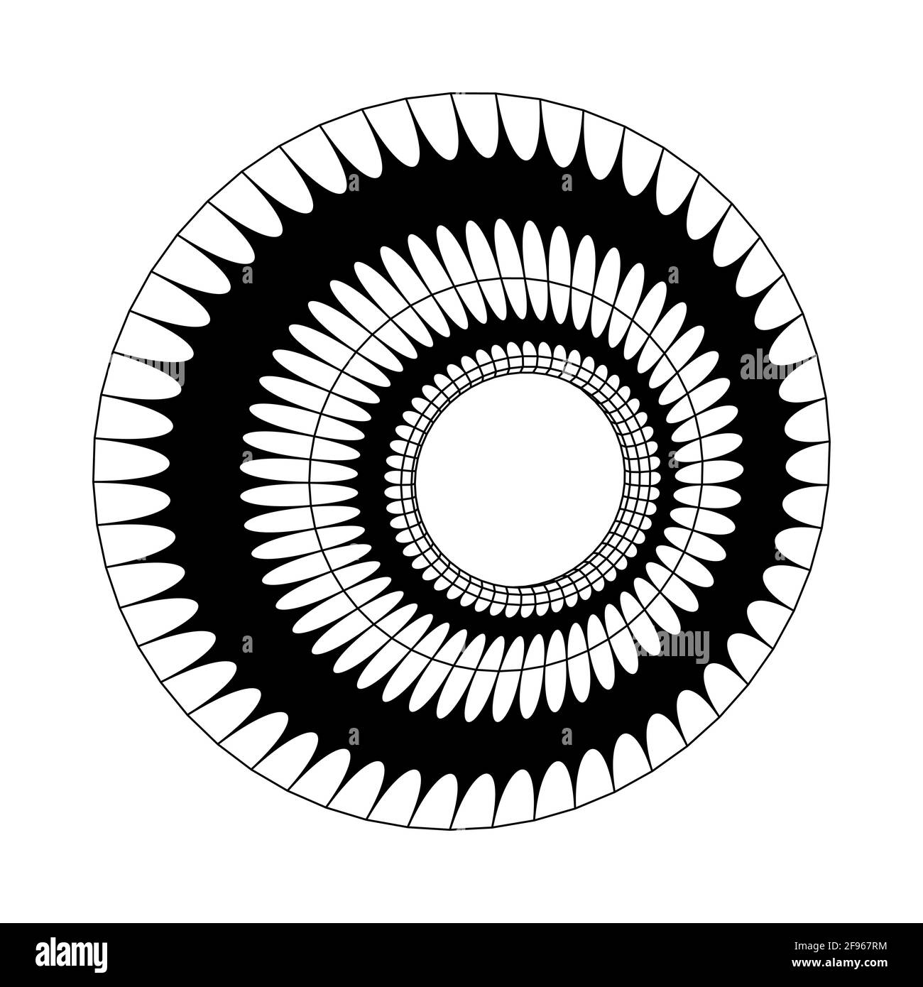 Strange Vector Shape isolated on white background. Geometric figure ...