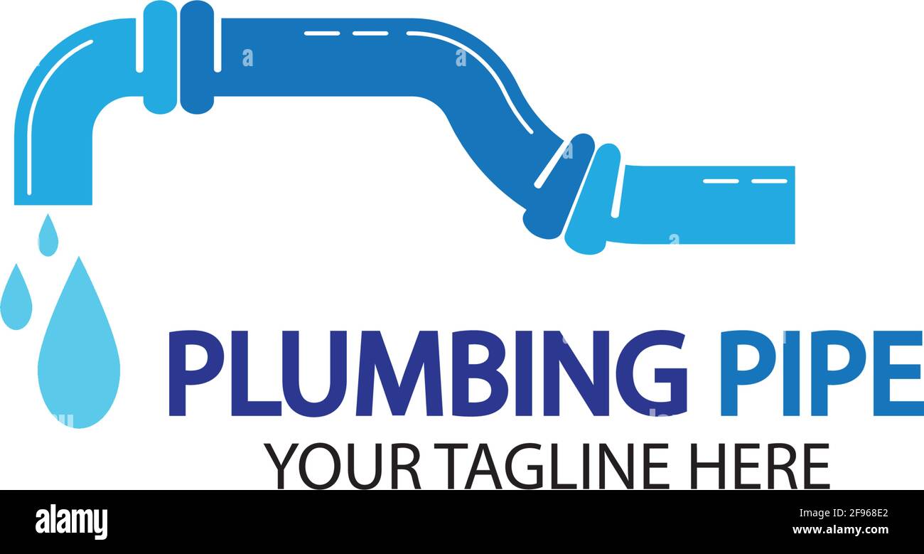 Pipe Plumbing logo vector Design Template,Plumbing logo vector design  template. water pipe logo design.Leaking water logotype,Design Concept,  Creative Stock Vector Image & Art - Alamy