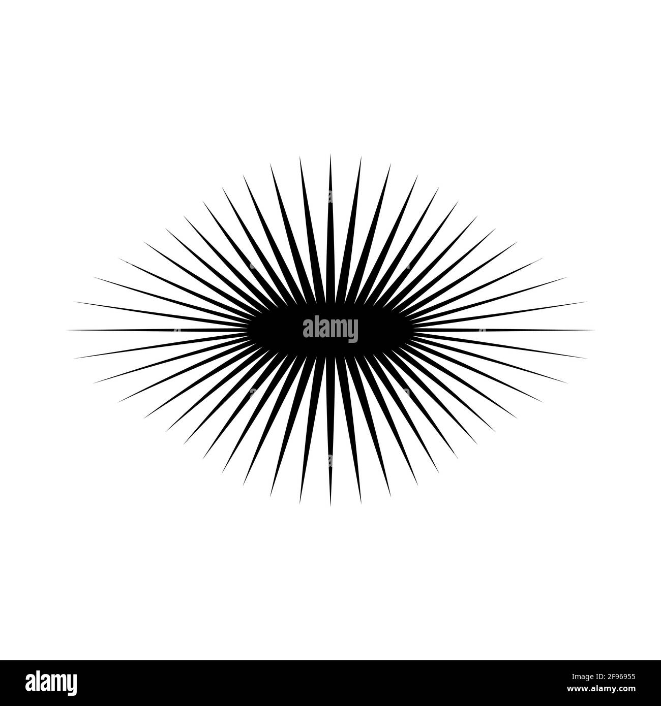 Strange Vector Shape isolated on white background. Geometric figure ...