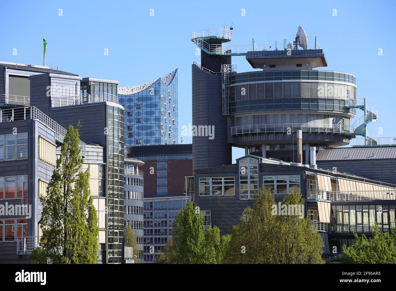 Germany, Hamburg, Elbphilhamonie Gruner and Jahr Stock Photo