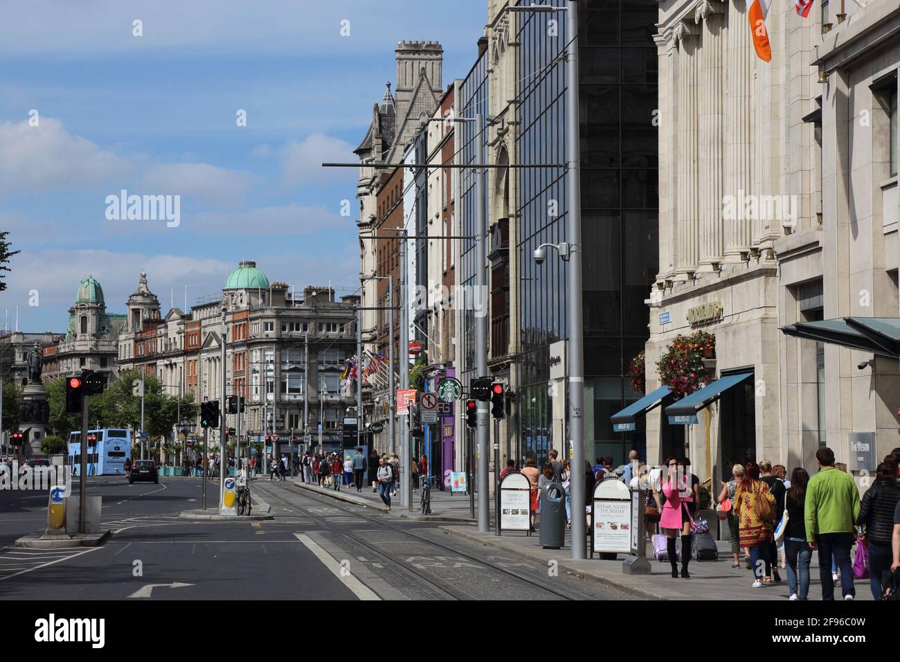 Ireland, Dublin, Westmoreland Street Stock Photo Alamy