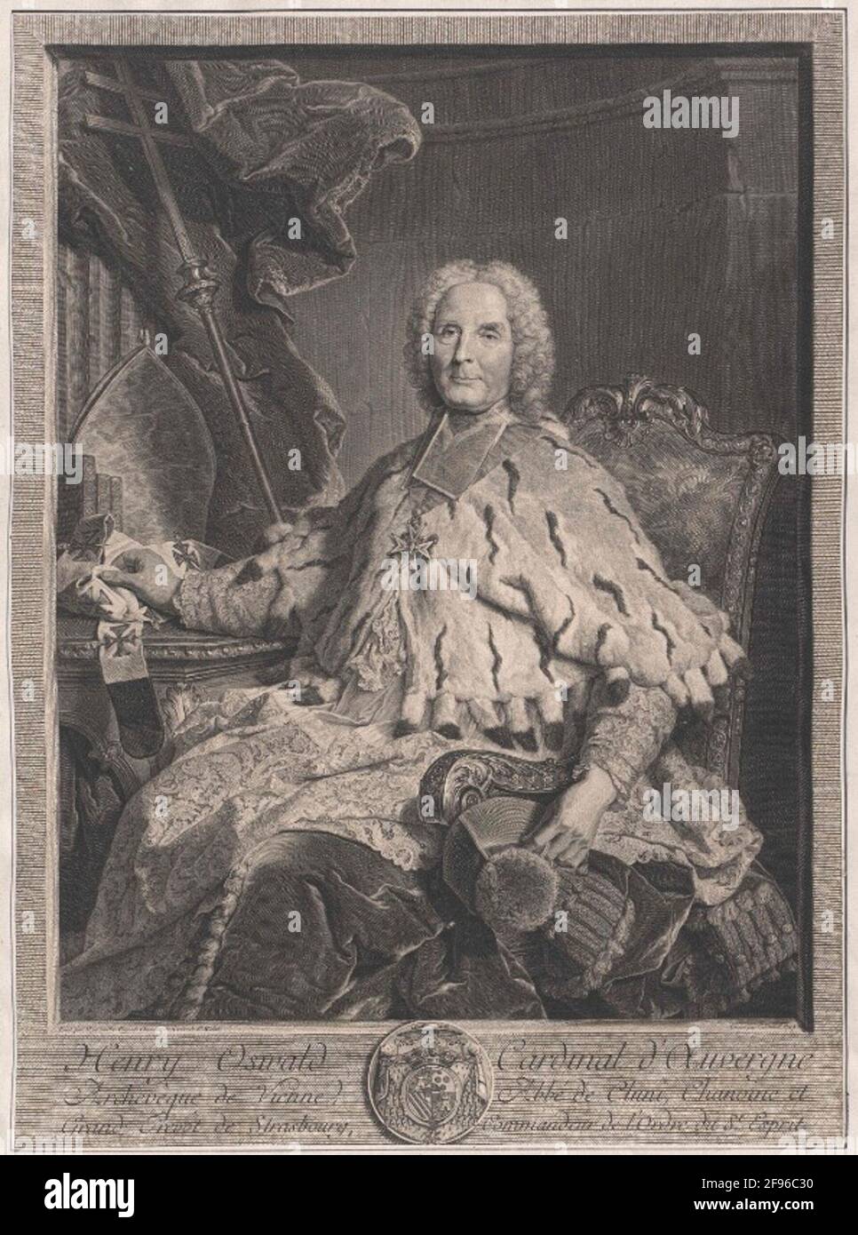 The tower of Auvergne de Bouillon, Henri Oswald Stock Photo Alamy