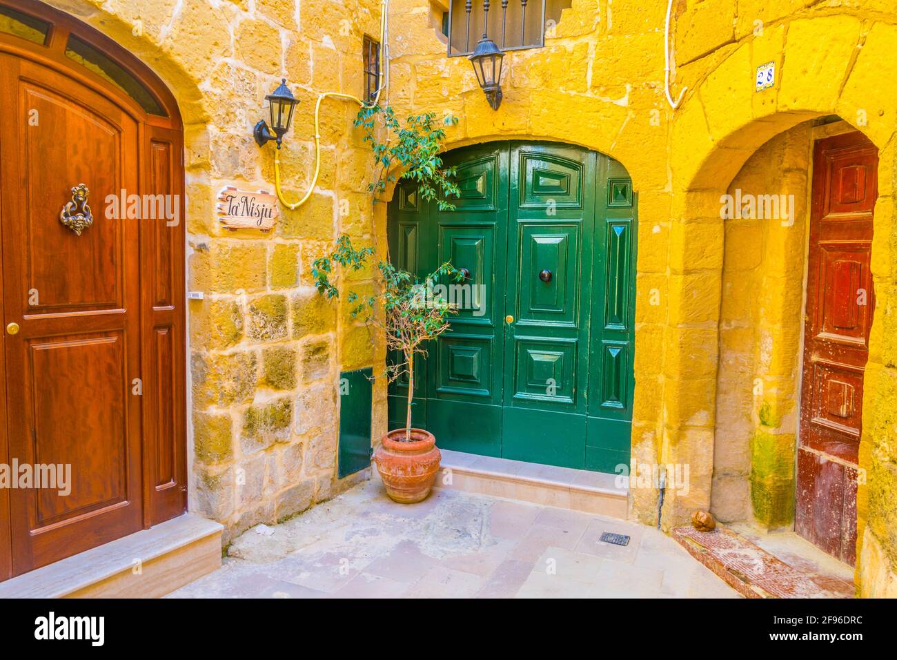 Victoria Rabat Streets View of a narrow street in Victoria (Rabat), Gozo, Malta Stock Photo ...