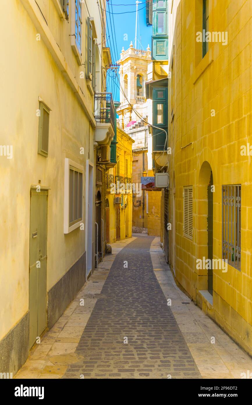 Victoria Rabat Streets View of a narrow street in Victoria (Rabat), Gozo, Malta Stock Photo ...
