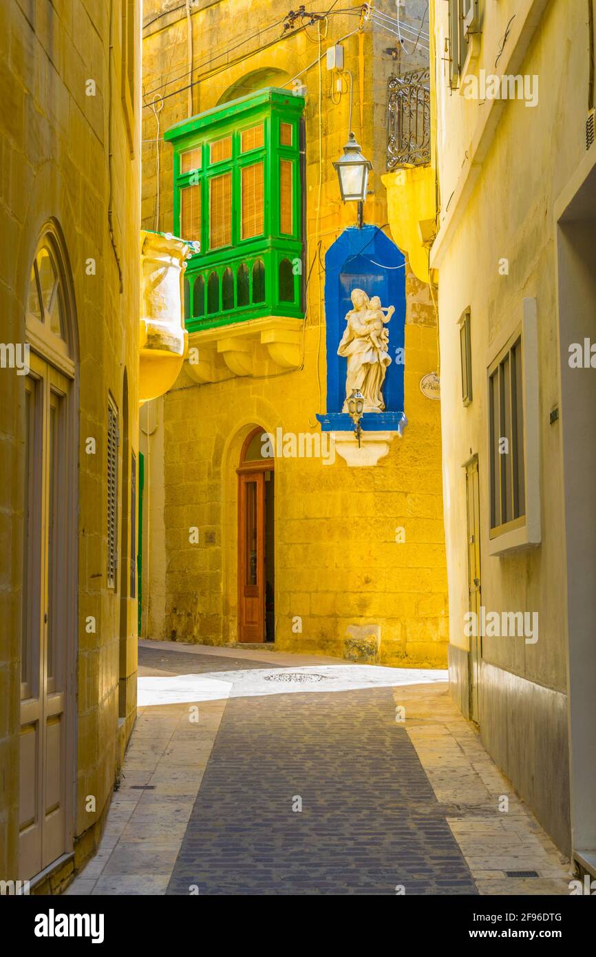 Victoria Rabat Streets View of a narrow street in Victoria (Rabat), Gozo, Malta Stock Photo ...