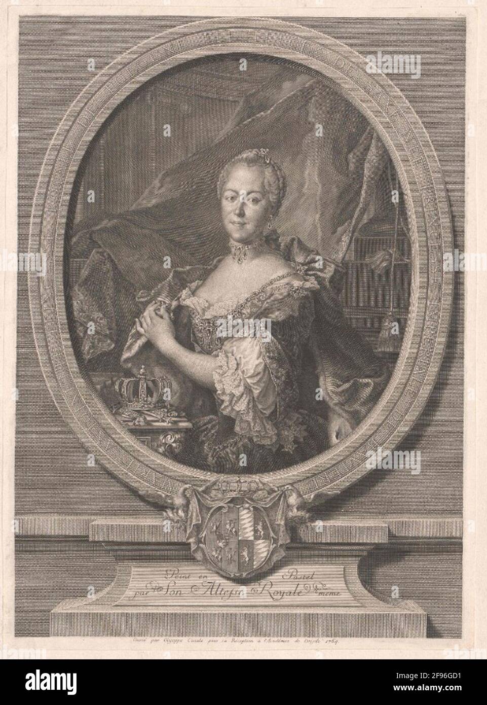 Maria Antonia, Princess of Bavaria. Stock Photo