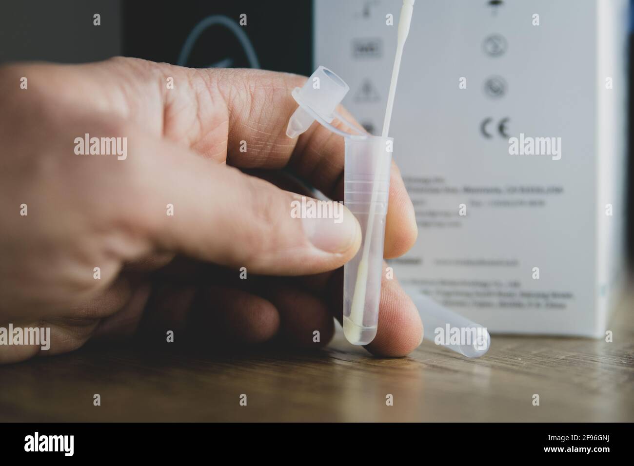 Home testing kit for school children and NHS staff, also called Lateral Flow tests for Covid 19