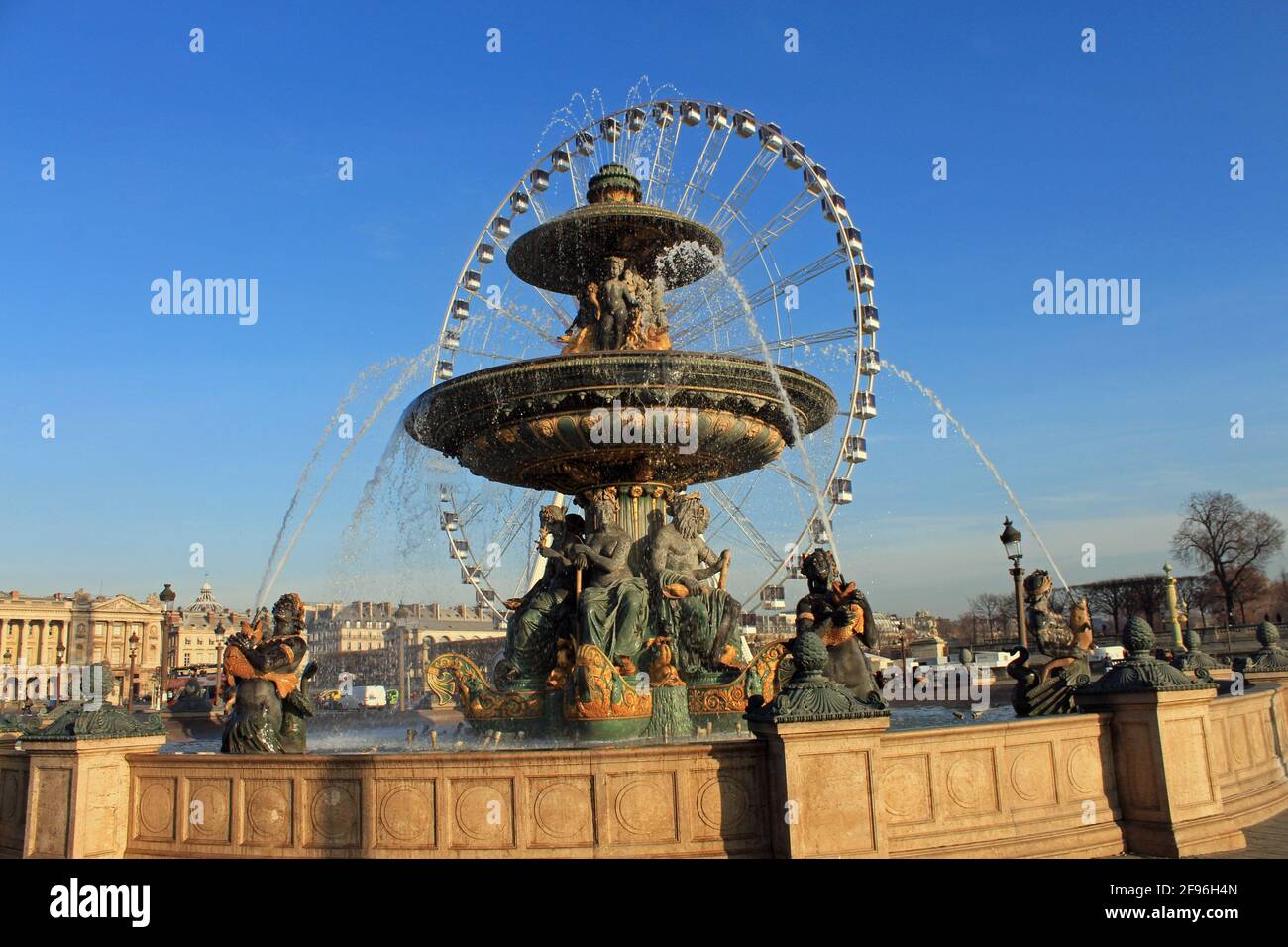 Paris, la Place de la Concorde Stock Photo
