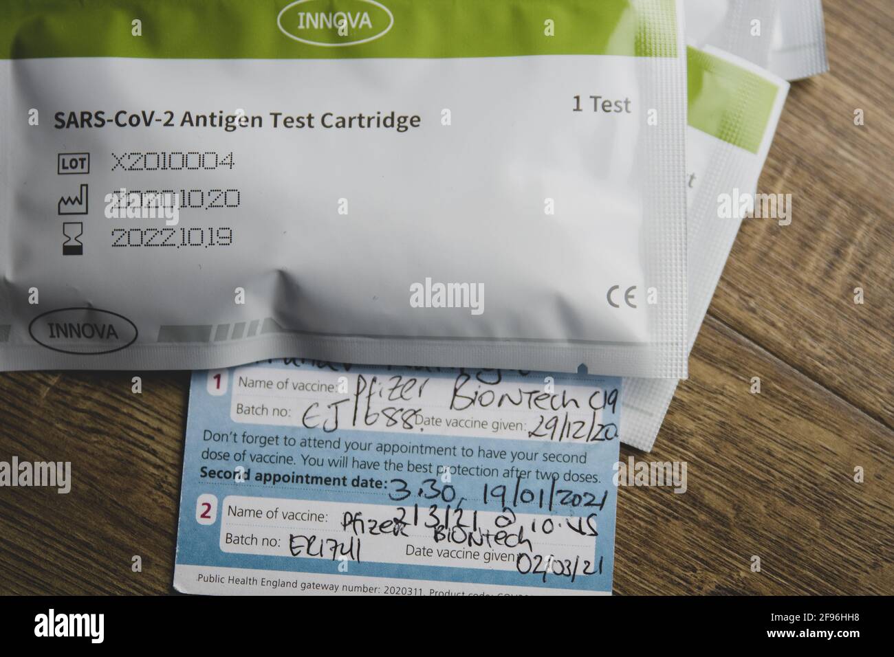 Home testing kit for school children and NHS staff, also called Lateral