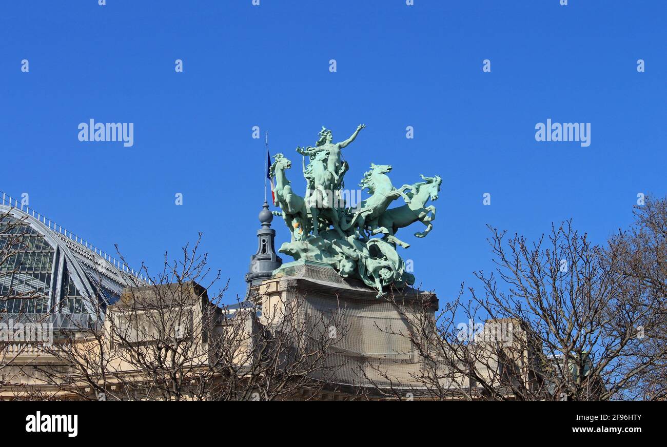 Paris, le Petit et le Grand Palais Stock Photo