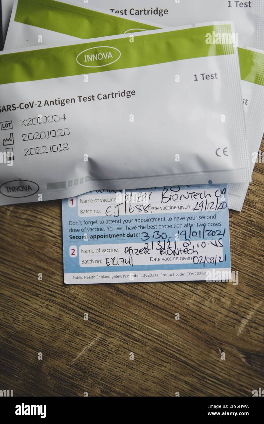 Home testing kit for school children and NHS staff, also called Lateral