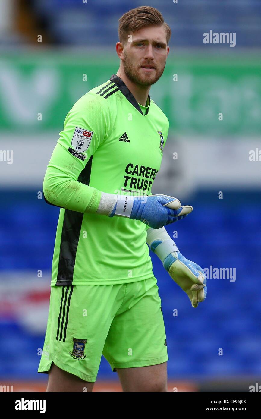 Tomas Holy of Ipswich Town - Ipswich Town v Milton Keynes Dons, Sky Bet League One, Portman Road, Ipswich, UK - 10th April 2021  Editorial Use Only - DataCo restrictions apply Stock Photo