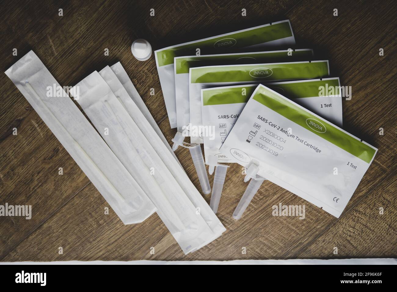 Home testing kit for school children and NHS staff, also called Lateral