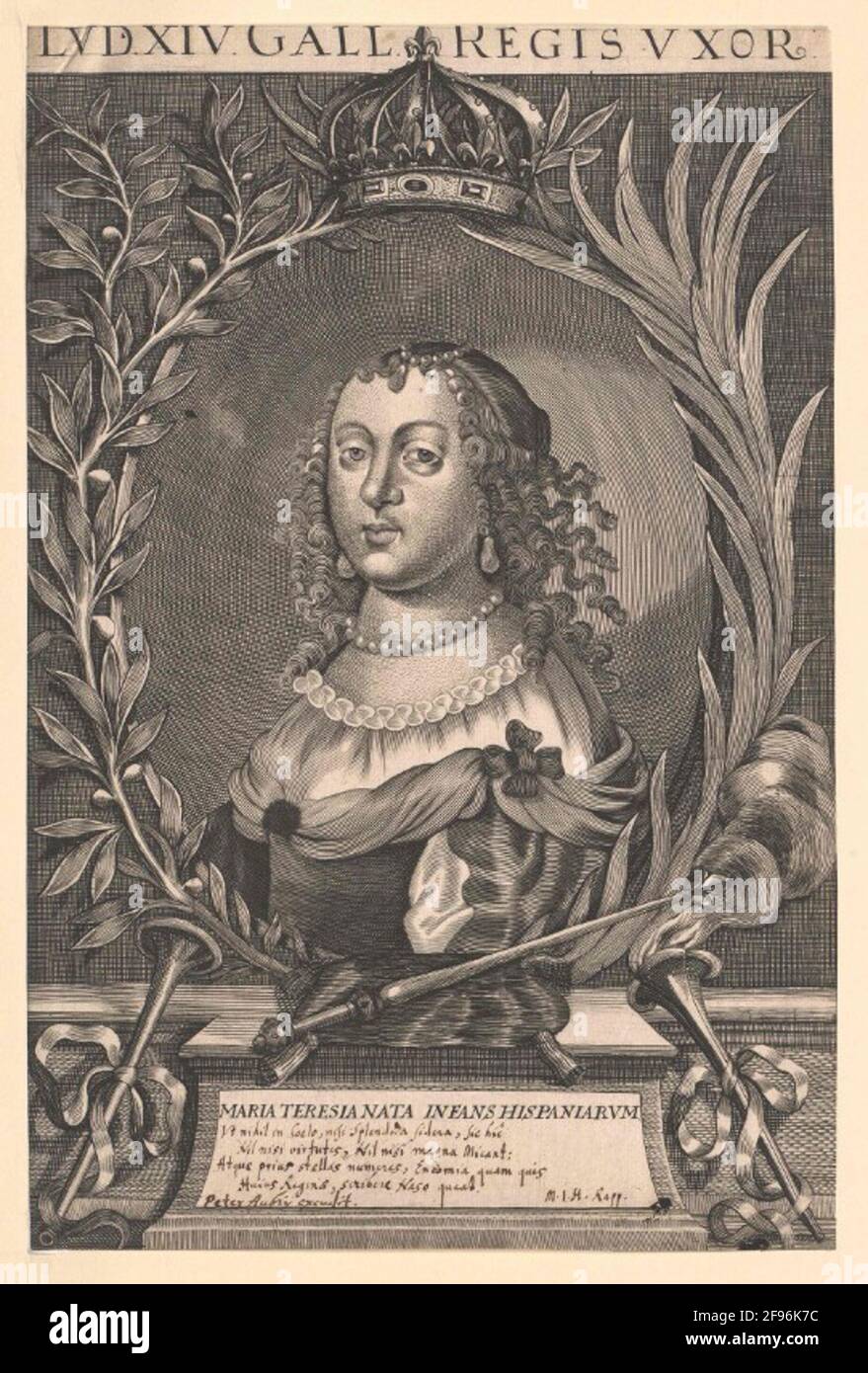 Maria Theresia, Infantin of Spain. Stock Photo