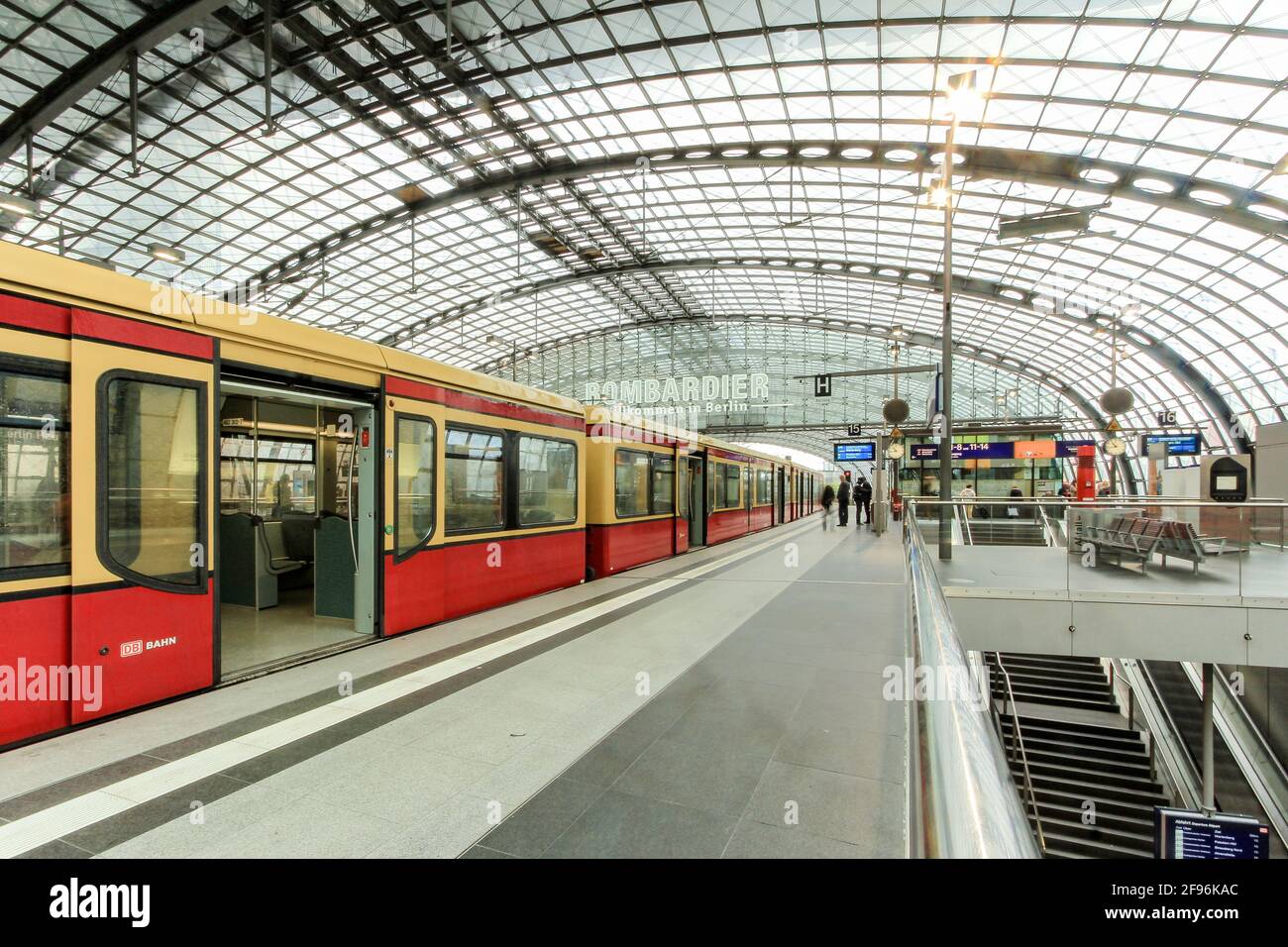 Berlin/Germany - June 23, 2015: Berlin Hauptbahnhof or the Berlin ...