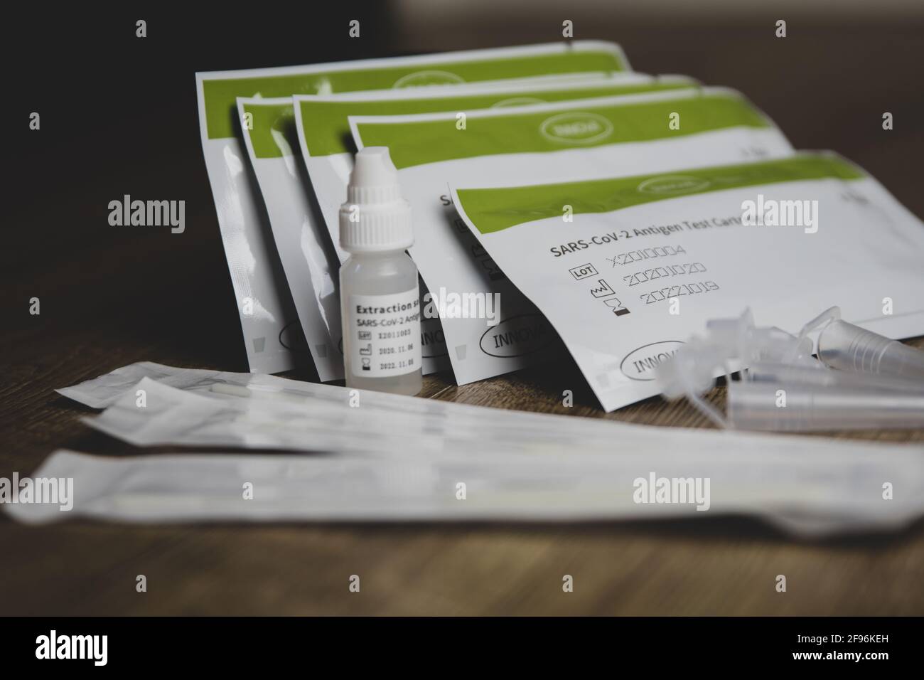 Home testing kit for school children and NHS staff, also called Lateral