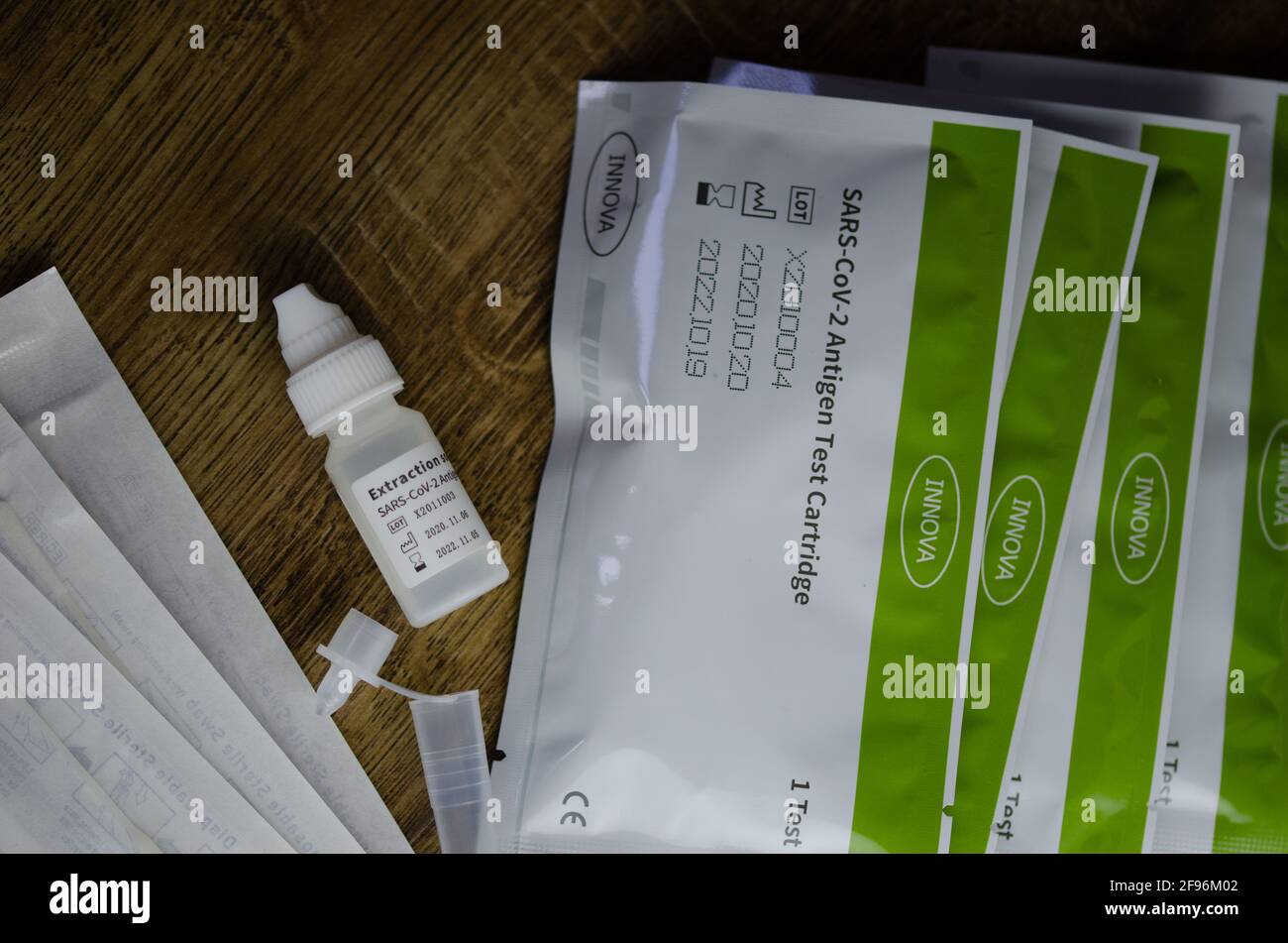 Home testing kit for school children and NHS staff, also called Lateral