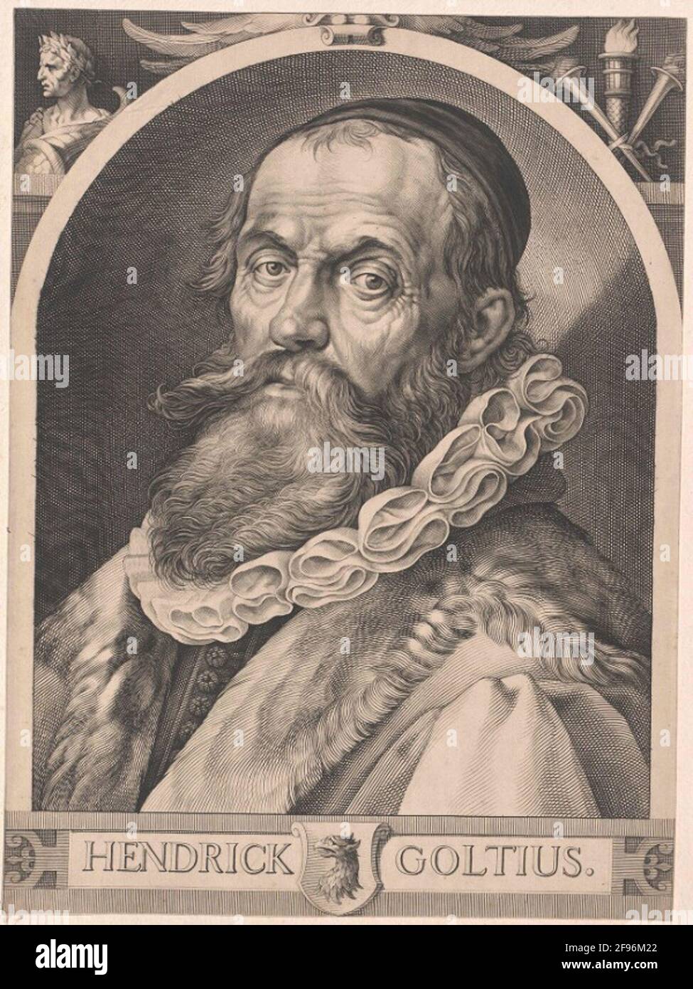 Goltzius, Hendrik (1558-1617) . Stock Photo