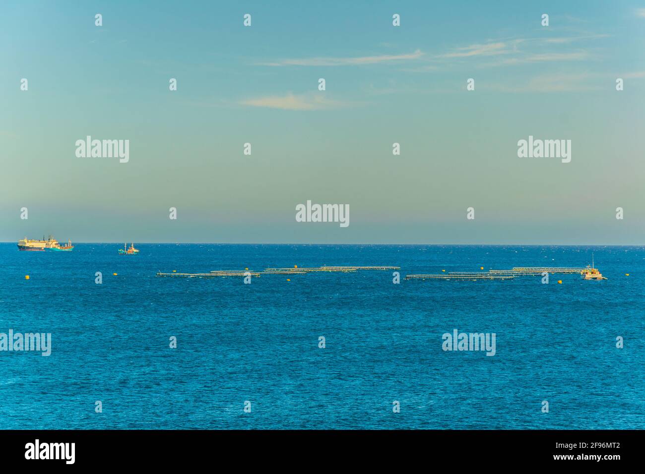View of a fish farm near Marsaxlokk, Malta Stock Photo Alamy