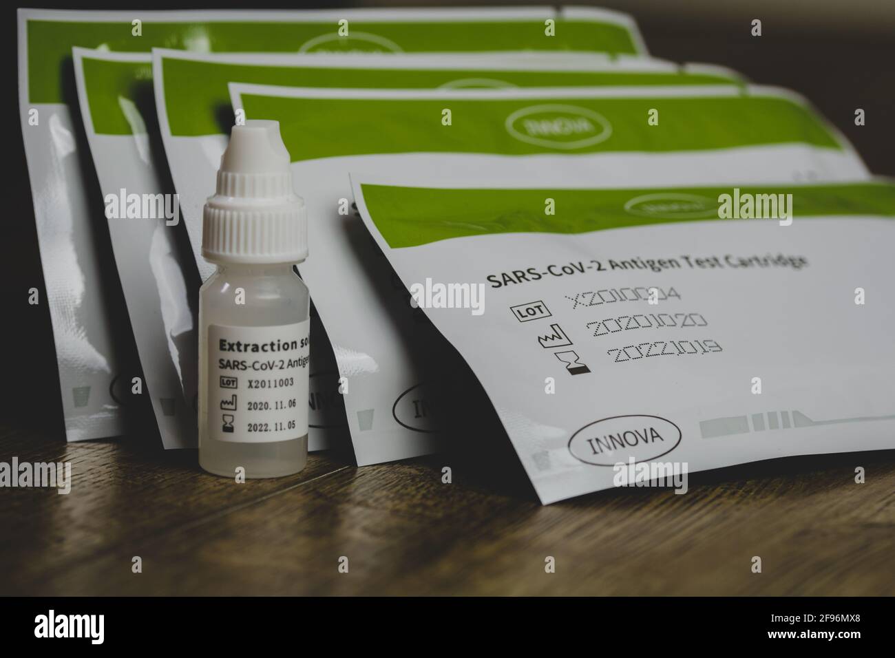 Home testing kit for school children and NHS staff, also called Lateral