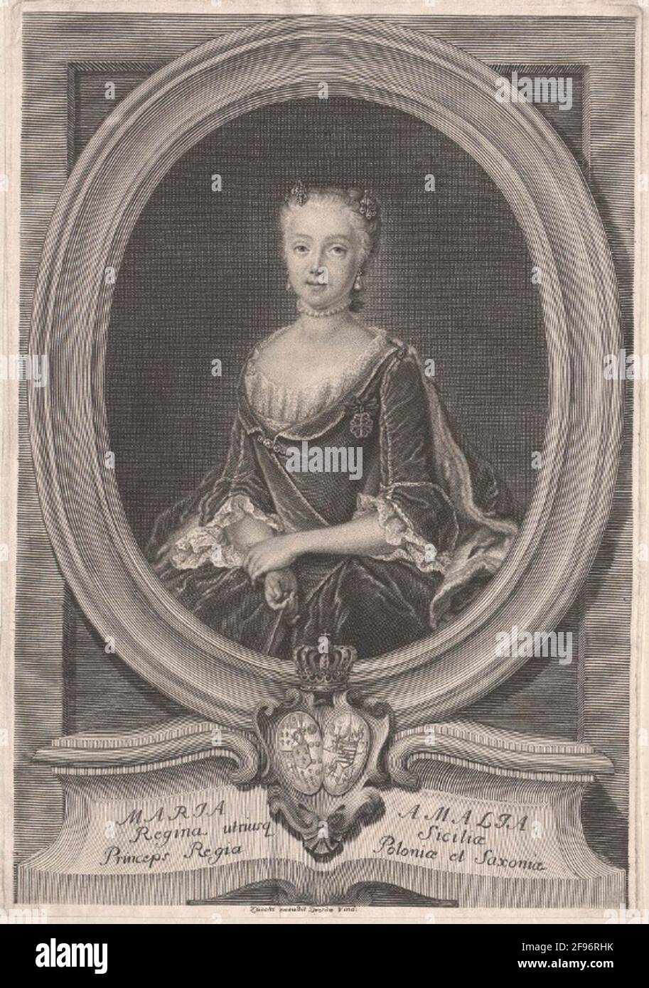 Marie Amalie, Princess of Saxony Stock Photo Alamy