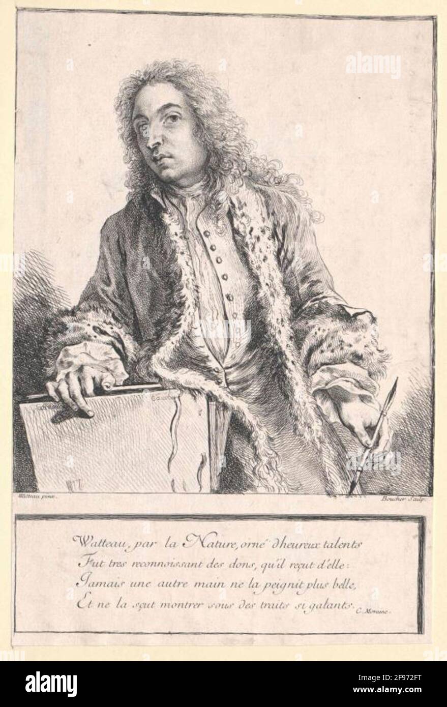 Watteau, Antoine. Stock Photo